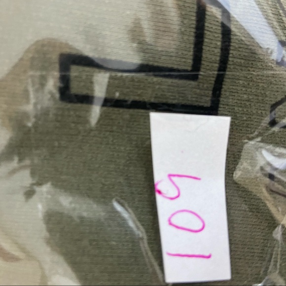 Olive green Los Angela’s long sleeve T-shirt XL - Picture 5 of 5